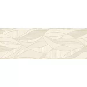 Керамическая плитка Fanal Rev. Decor lino crema hojas кремовый 31,6х90 см