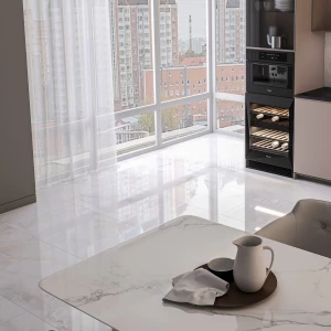 Керамогранит Neodom Onyx Onix Bianco Polished глянцевый белый CV20306 120x60 см