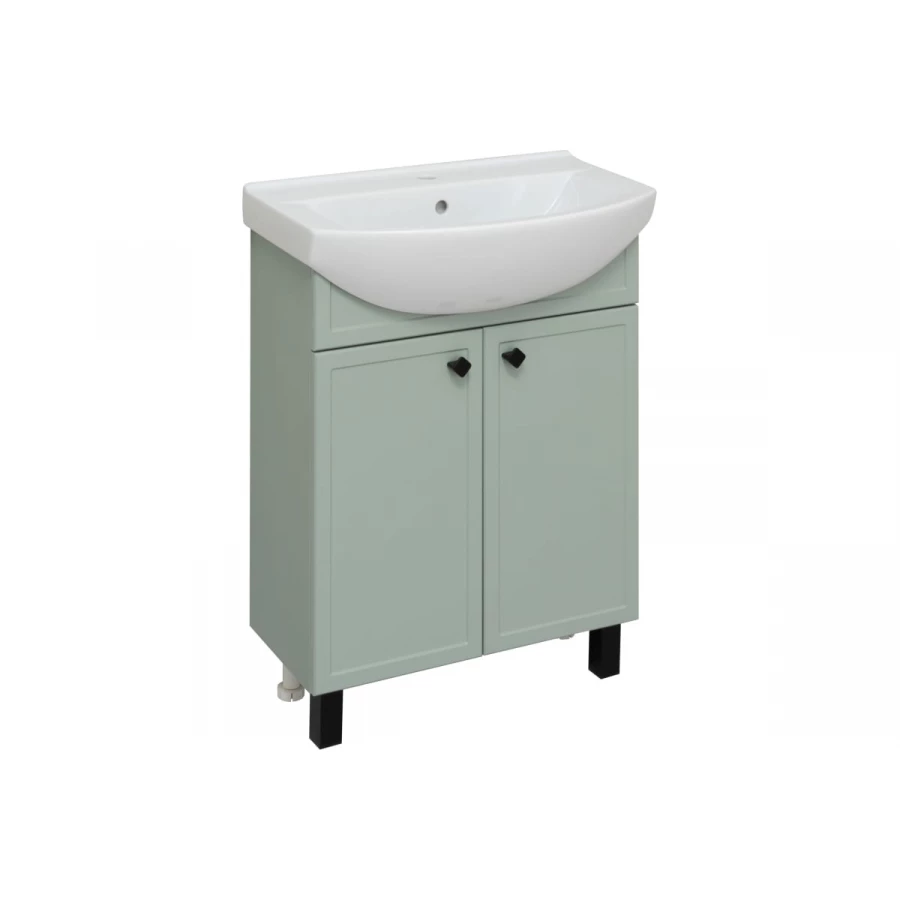 Тумба под раковину Runo Римини 65 мята под умывальник Best 65 00-00001273