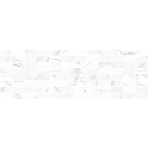 Декор Laparet Camelot-Lord мозаичный белый MM60126 20х60 см