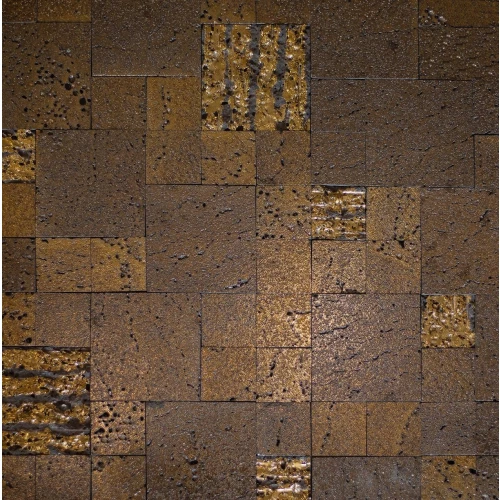 Мозаика Orro Mosaic Лава Голд 50х50 100х100 матовая коричневая 30х30 см