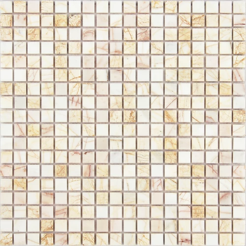 Мозаика из натурального камня Caramelle Mosaic Ragno rosso POL бежевый 30,5x30,5 см