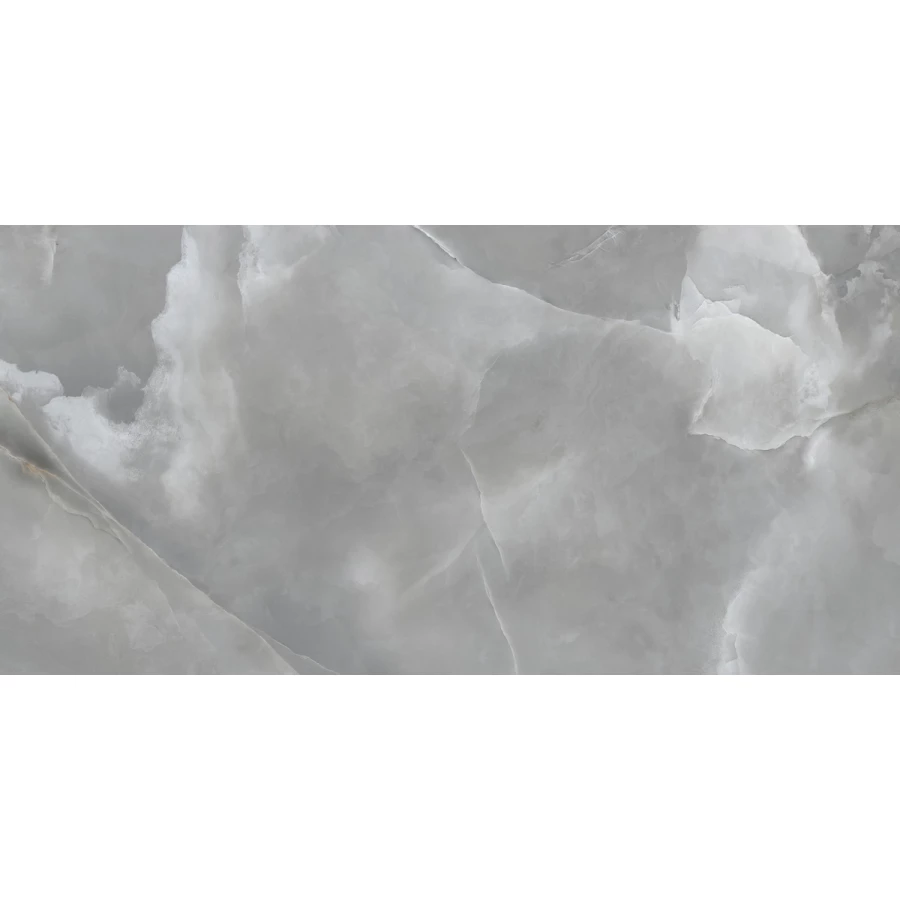 Керамогранит Laparet Snowy Night лаппатированный шайн серый 120х60 см