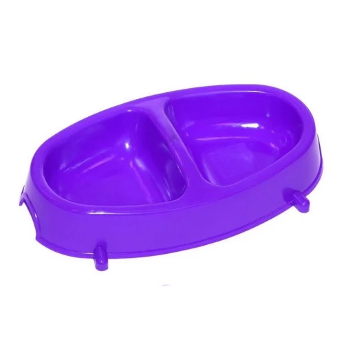 Миска для кошек Дарэлл двойная с ножками 200 млх200 мл