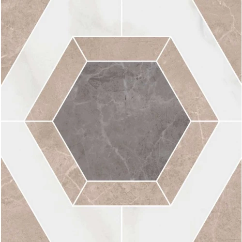 Керамогранит Kerama Marazzi Гран Пале Декор матовый бежевый ID101T 25,1x25,1 см