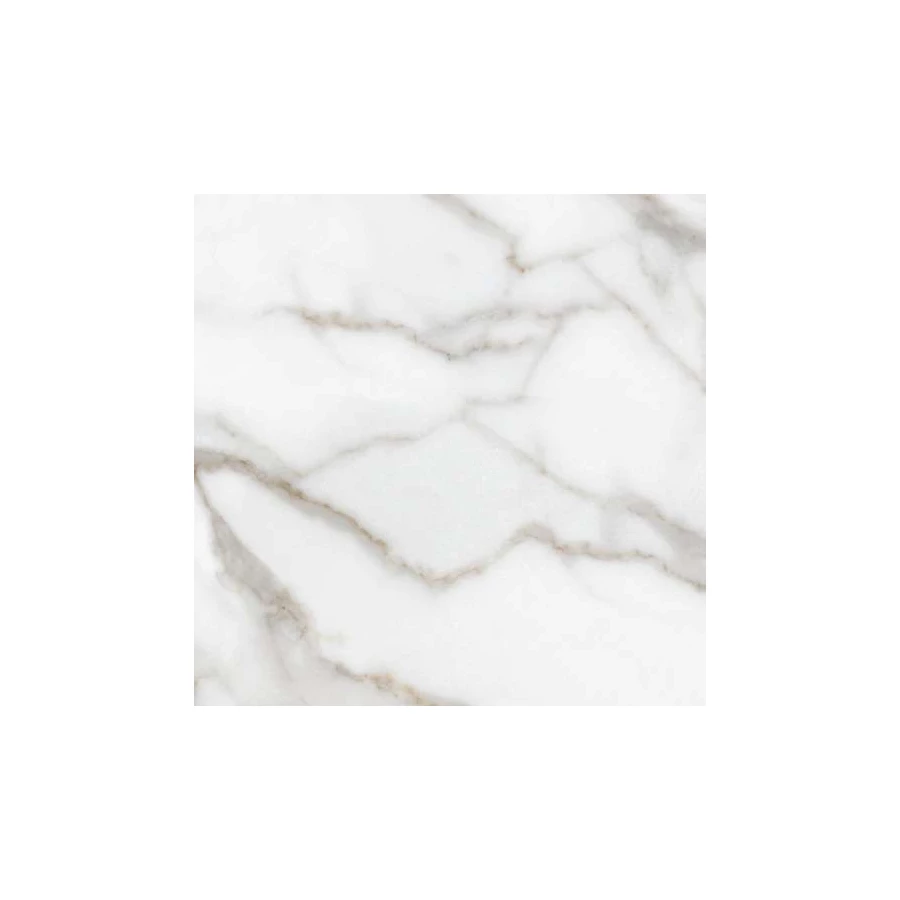 Керамогранит Planet Ceramics UKP-531 глянцевый с золотом белый 80х80 см