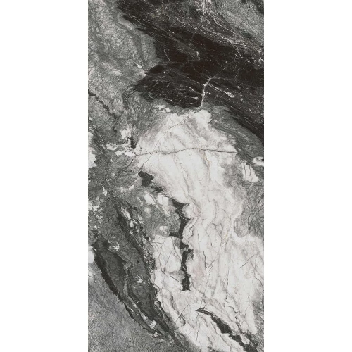 Керамогранит Kerama Marazzi Ониче белый чёрный лаппатированный SG595902R 238,5х119,5 см