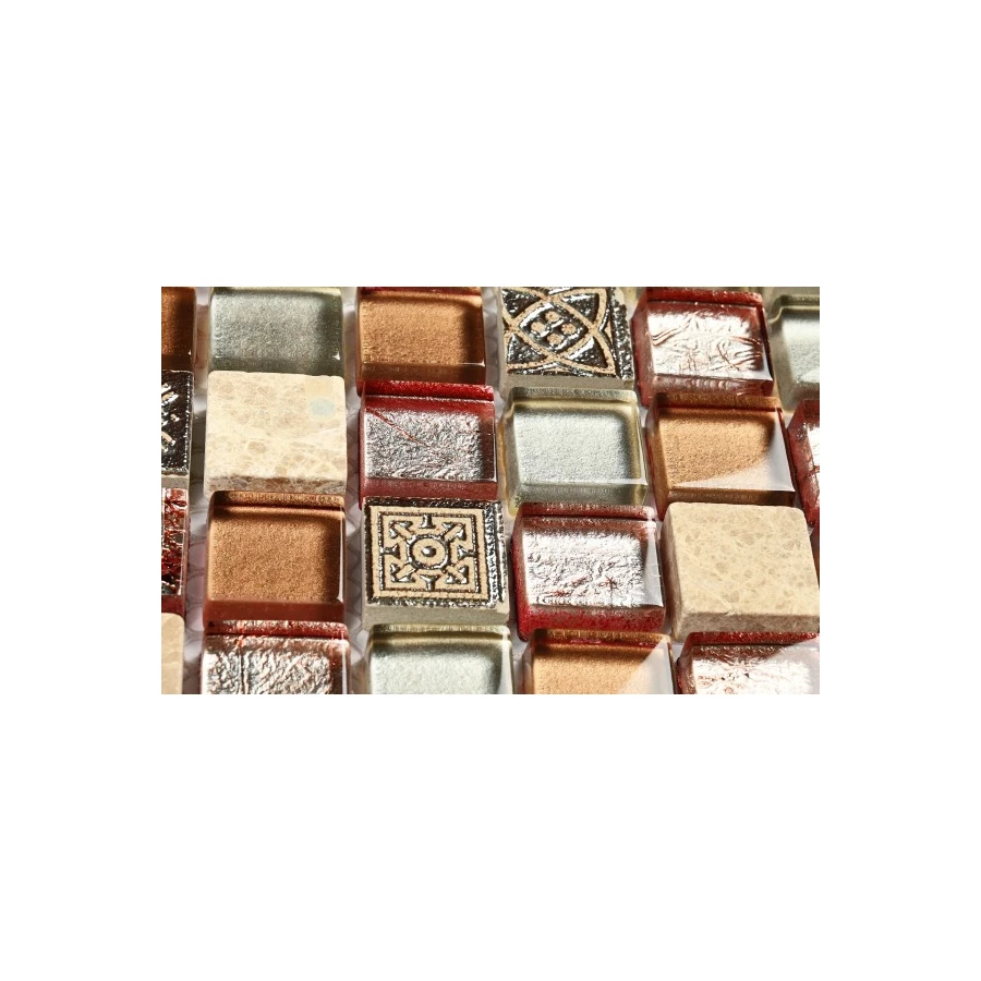 Стеклянная с камнем