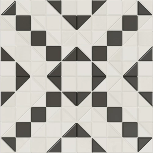 Керамогранит WOW Тессера Лике Б&W / Tesserae Like B&W матовый белый 130014 28х28 см