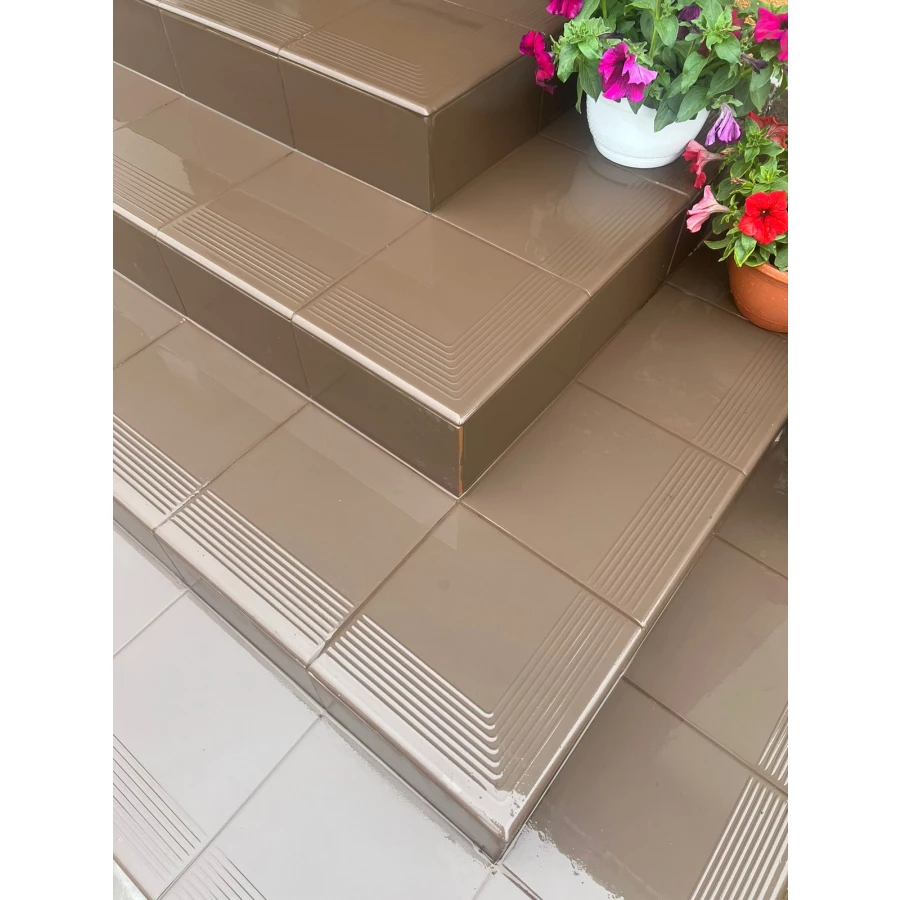 Плитка базовая Paradyz Natural Brown Klinkier B1a матовая коричневая 30x30 см