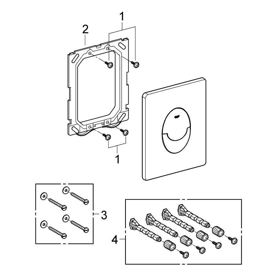 Клавиша смыва Grohe Skate Air 38505000