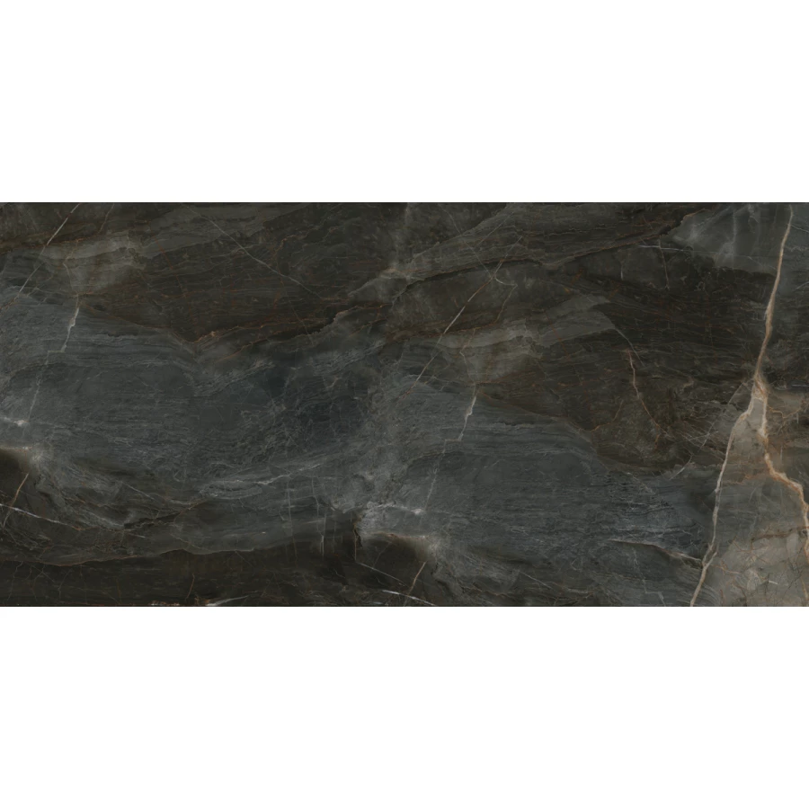 Керамогранит Laparet Stellar Wind темно-серый Полированный 120х60 см