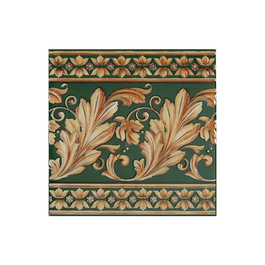 Плитка настенная Ape Ceramica Noblesse Lord Majesty Verde Botella глянцевая зеленая 13503109191 20х20 см