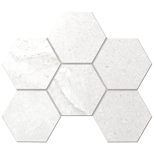Мозаика Estima Kailas KA00 Hexagon неполированная 10 мм 35074 28,5х25 см