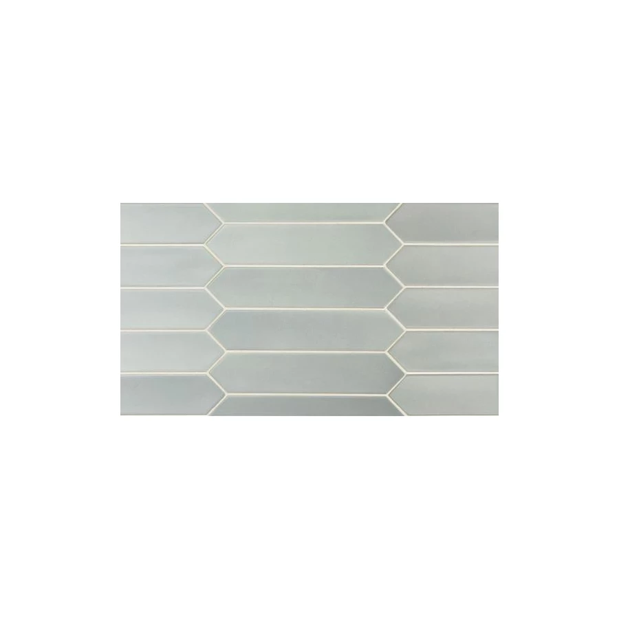 Плитка настенная Equipe Lanse Blue 27489 глазурованный матовый голубой 25*5 см