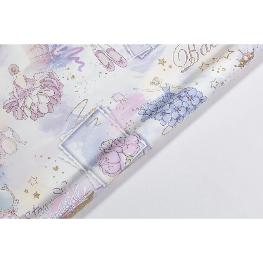 Обои флизелиновые Palitra Home HomeColor Ballet розовые 715-65 1.06х10.05 м