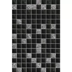 Плитка настенная Шахтинская плитка Алжир черный низ 02 20х30