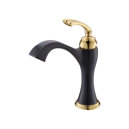 Смеситель для раковины Timo Unari 7501/04F black antique черный