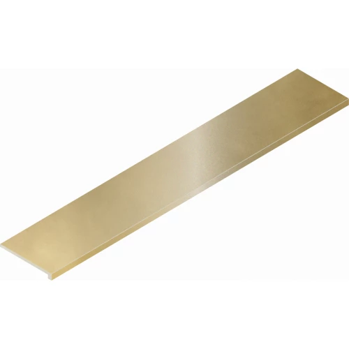 Ступень фронтальная из керамогранита Italon Континуум Брасс Голд / Continuum Brass Gold матовая желтая 620070002346 160х33 см