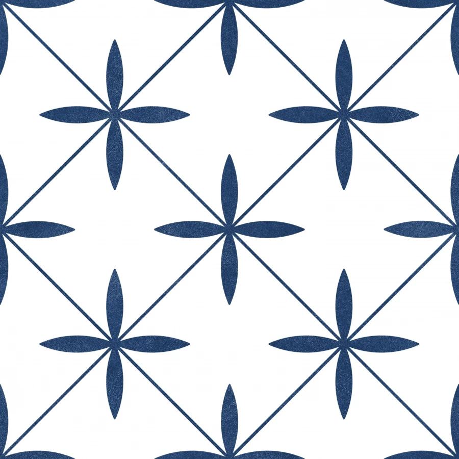 Керамогранит Monopole Stella Sea матовый синий 002693 18,7х18,7 см