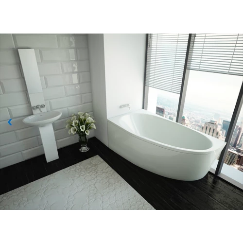 Ванна акриловая Aquatek Дива левая без гидромассажа DIV170-0000002 170х90 см