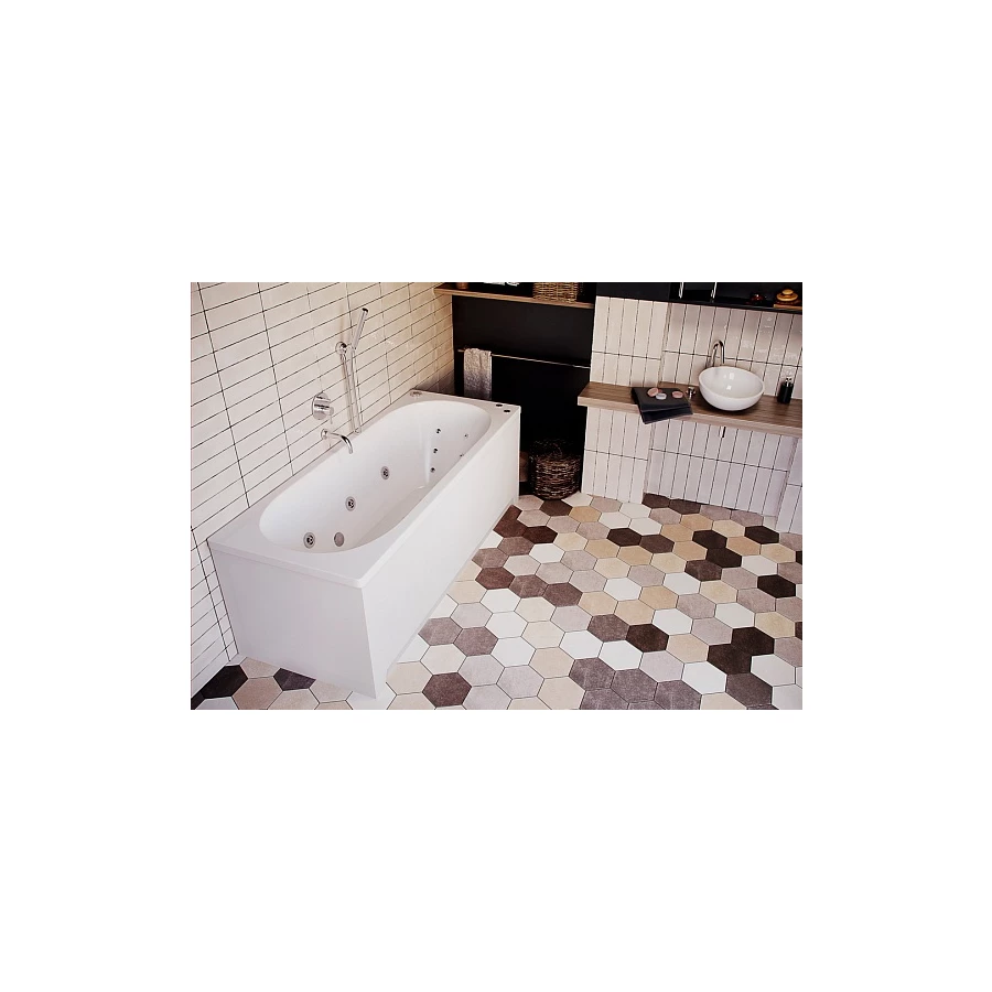 Ванна акриловая Azario Felisa прямоугольная AV.0040180 180x80 см