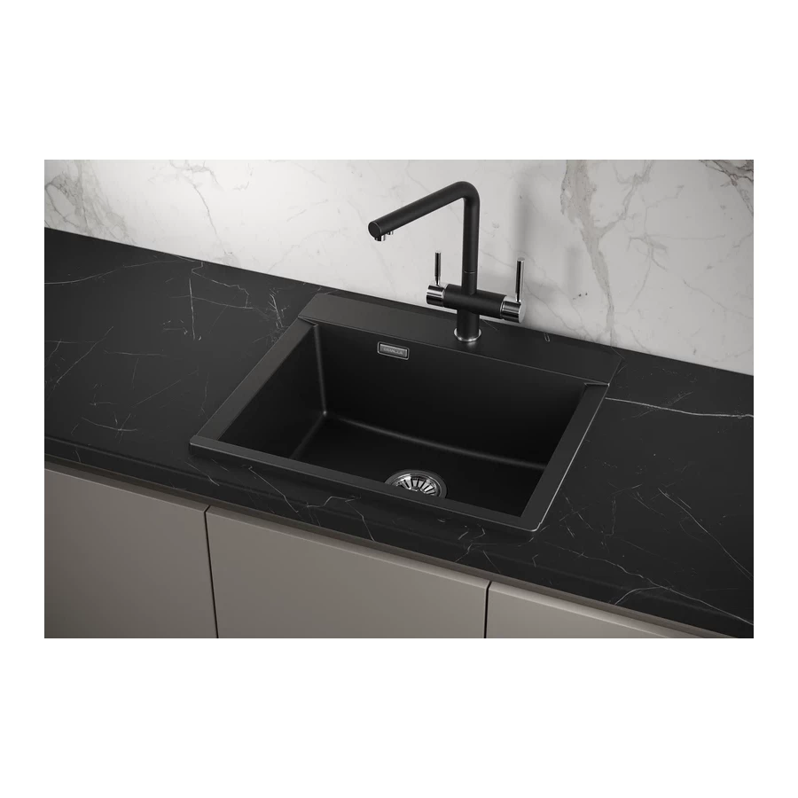 Кухонная мойка Granula Estetica 5804, турмалин