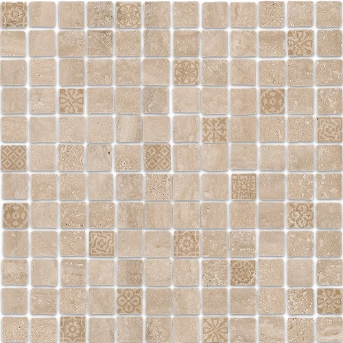 Мозаика Kerama Marazzi Риальто Антика 2 матовая бежевая MBD004 30х30 см
