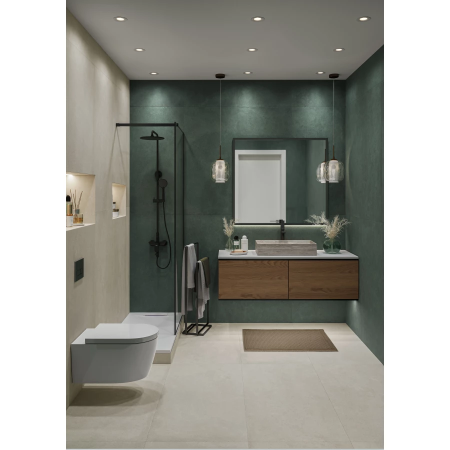 Керамогранит Staro Concreto Urban Concrete Stream Relief Matt матовый бежевый 75864023 120x60 см