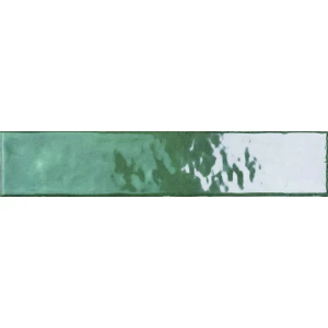 Плитка настенная Monopole San Remo Emerald глянцевая изумрудная 25x5 см