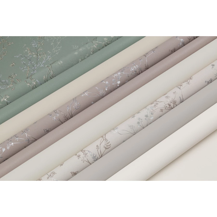 Обои флизелиновые Palitra Home Monochrome 2 серые HC72822-74 1,06х10,05 м