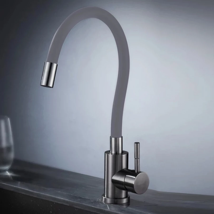 Смеситель Olive`s Balear для кухни хром 13435-3BLG