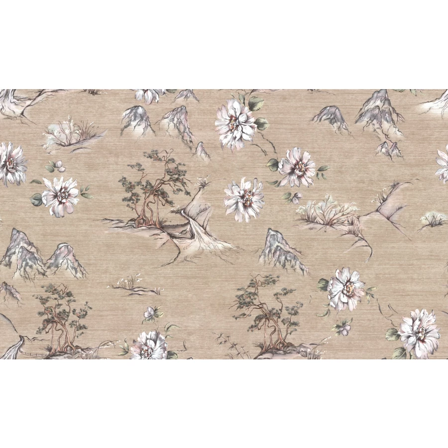 Обои флизелиновые Palitra Life Rusandi бежевые PL72433-28 1,06х10,05 м