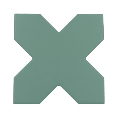 Керамогранит Equipe Porto Cross Pickle Green матовый зеленый 30621 12x12 см