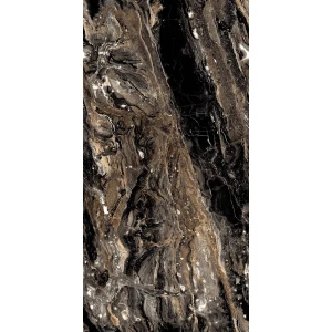 Керамогранит Gresant Inari Dark Infinia Hight Glossy глянцевый коричневый 120х60 см