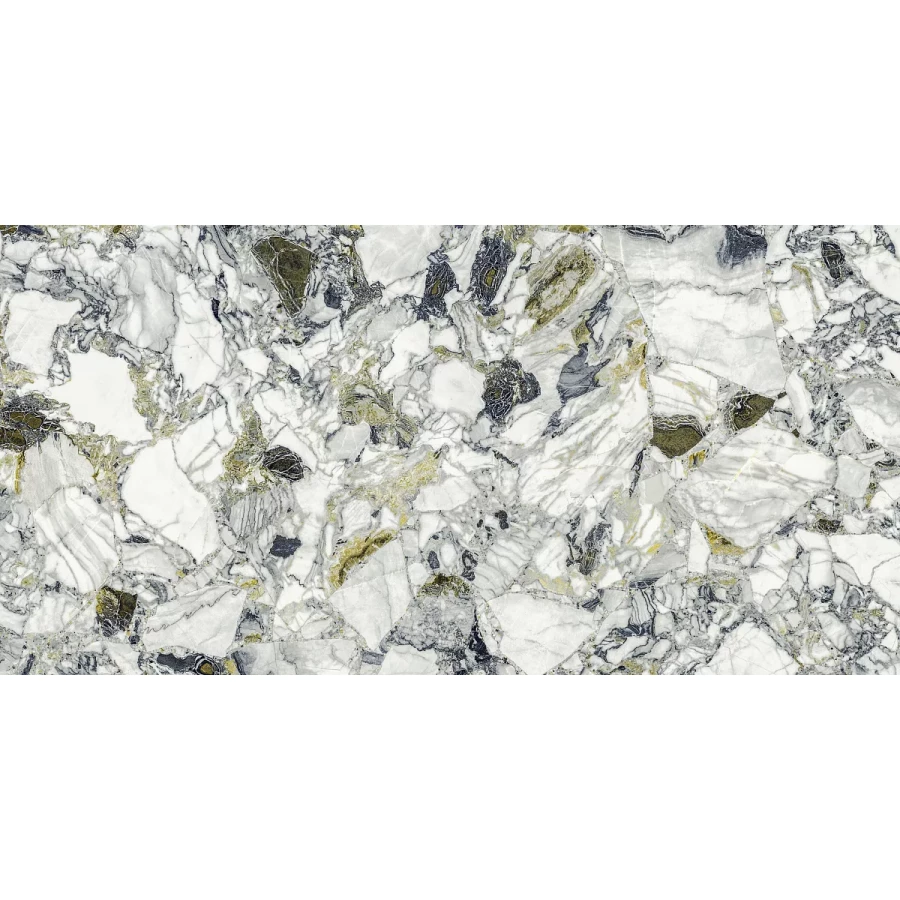 Керамогранит Atlas Concorde Forte Dei Marmi Quark Ceppo Apuano Forest Lapp белый 610015000695 160х80 см