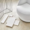 Плитка настенная Harmony Peronda Пикуе 3Д Вхите / Pique 3D White матовая белая 31058 40х10 см