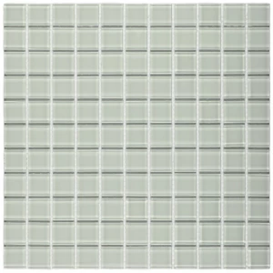 Мозаика Bonaparte Стеклянная мозаика White glass 25х25 глянцевая белая 30х30 см