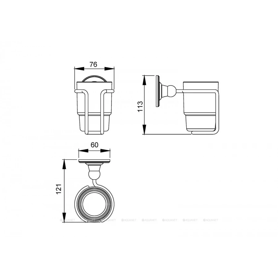 Стакан Timo Nelson 160031/02 7,6х11,3 см