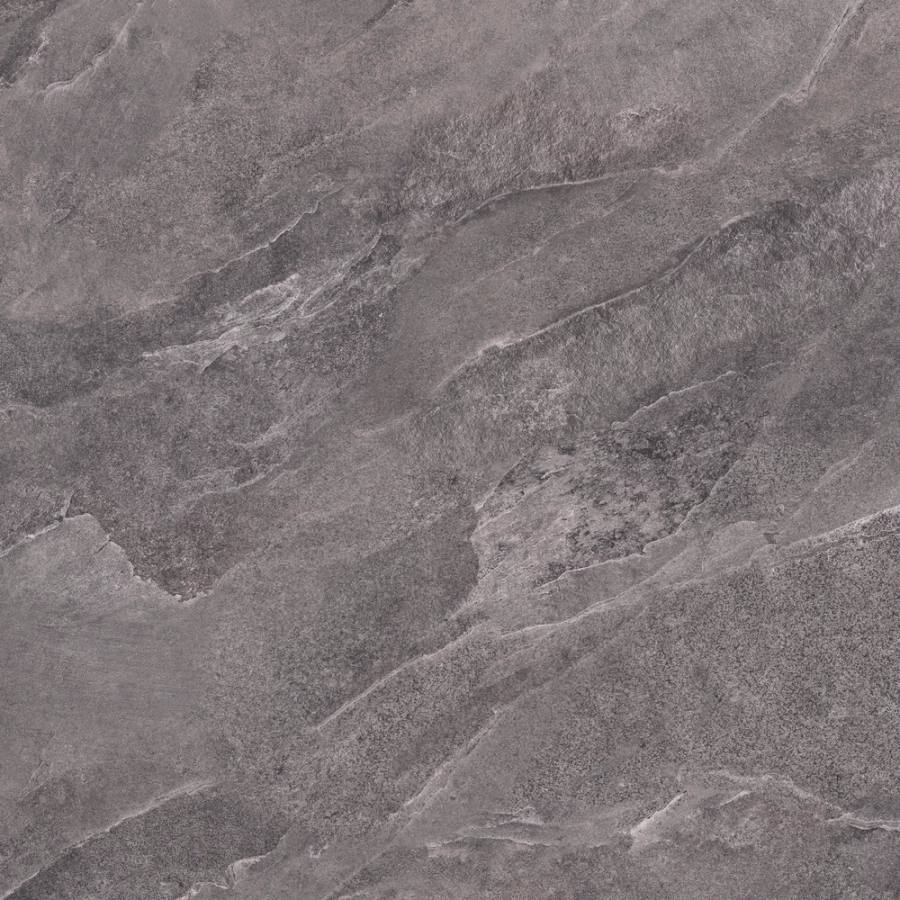 Керамогранит Cersanit Coastline ректификат рельеф матовый темно-серый A17894 59,8x59,8 см