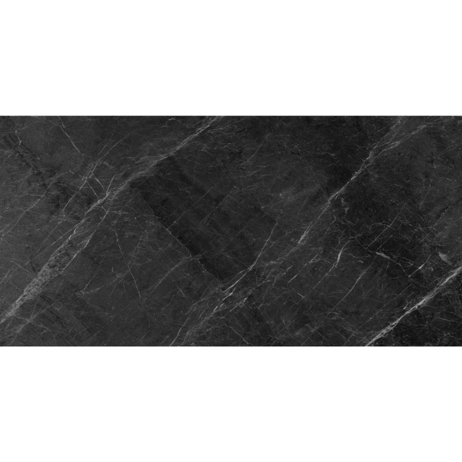 Керамогранит Dogma Project Antibacterial Marquina Dark Soft Rettificato матовый черный DPA601206 120х60 см