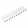 Плитка настенная Smile Tile Лигурия / Liguria Фузион Вайт / Fusion White глянцевая белая 30х7,5 см