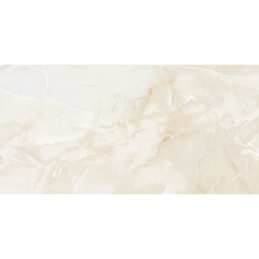 Керамический гранит Kerranova Onice Milky Lapp K-95/LR 120х60x1 см