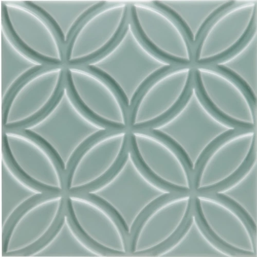 Плитка керамическая Adex Нери Релиеве Ботаниcал Сеа Греен / Neri Relieve Botanical Sea Green глянцевая зеленая ADNE4147 15х15 см