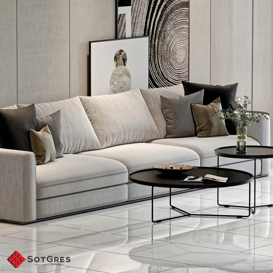 Керамогранит SotGres Daisy глянцевый 08B-042 120х60 см