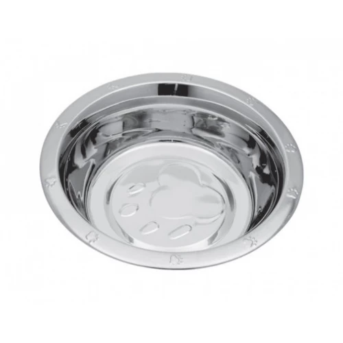 Миска для домашних животных Homepet Standard Лапки металлическая 77230E 0,9 л