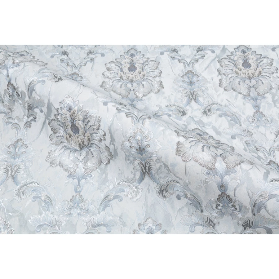 Обои флизелиновые Palitra Life Bergamo Палитра голубые PL72287-17 1,06х10,05 м