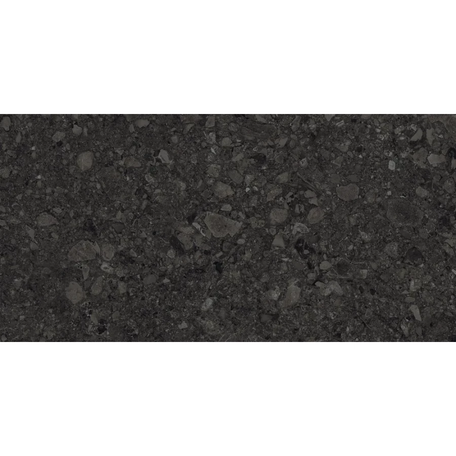 Керамогранит Duna Ceppo Di Nero GHR карвинг черный RP-238601 120х60 см