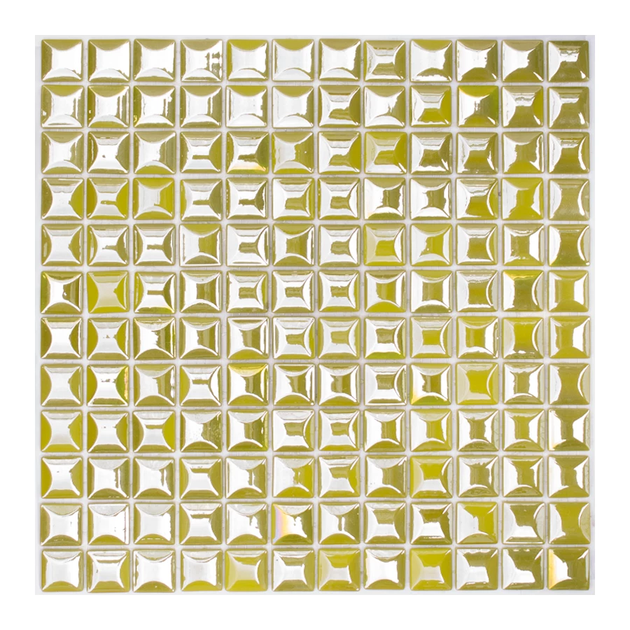 Стеклянная мозаика Vidrepur Edna Green 31,7х31,7 см