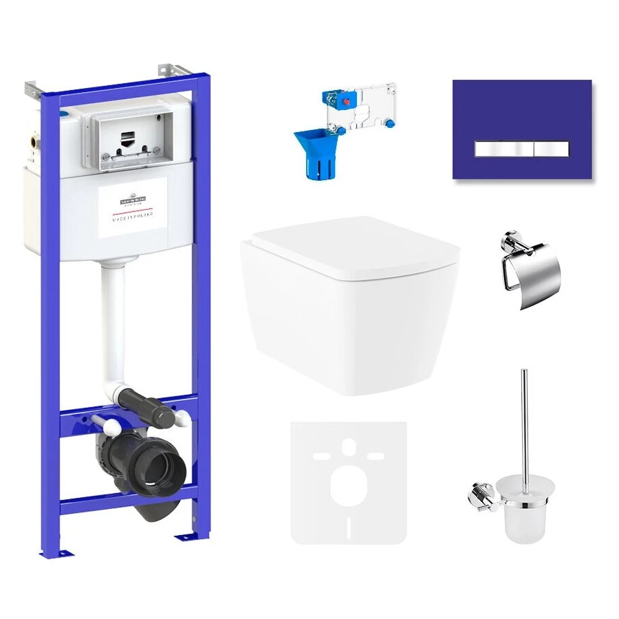 Унитаз Lavinia Boho Relfix Aveo Rimless 75110394 (комплект 9 в 1)